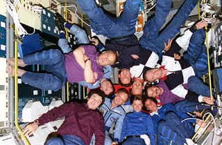 Mir-18, 19/STS-71 crew 